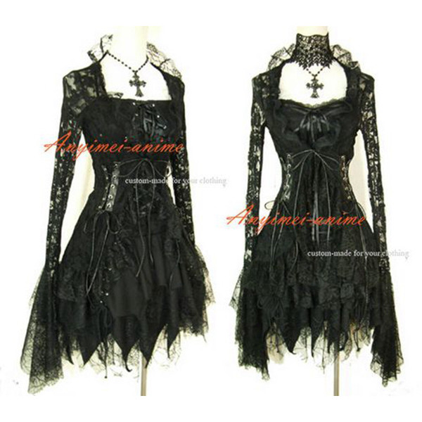 Gothic Lolita Punk Fashion Outfit Dress Cosplay Costume Tailor-Made[CK992]