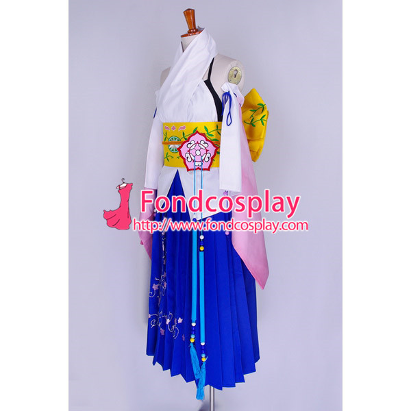 Final Fantasy Ffx 2 Yuna Sommer Dress Cosplay Costume Custom-Made[G727]