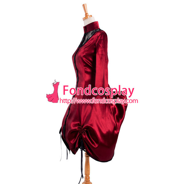 Victorian Rococo Medieval Gown Ball Dress Gothic Satin Cosplay Costume Tailor-Made[G914]