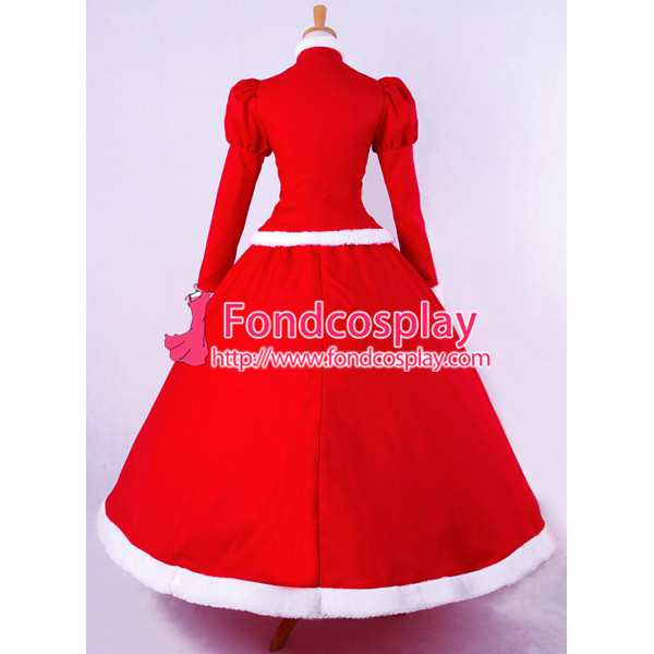 Fate/Stay Night Saber Christmas Dress Cosplay Costume Tailor-Made[G851]