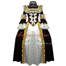 Elegant Gothic Lolita Punk Dress Medieval Gown Victorian Rococo Gown Cosplay Costume Custom-Made[G569]