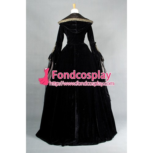 Victorian Rococo Gown Ball Dress Gothic Punk Velvet Costume Tailor-Made[G1628]