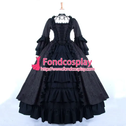 Victorian Rococo Medieval Gown Ball Dress Gothic Evening Dress Cosplay Costume Tailor-Made[G831]