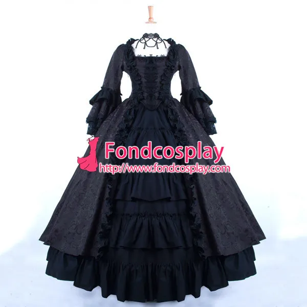 Victorian Rococo Medieval Gown Ball Dress Gothic Evening Dress Cosplay Costume Tailor-Made[G831]