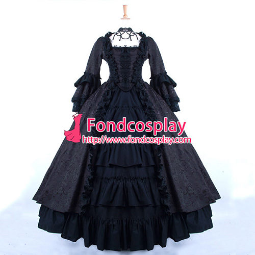 Victorian Rococo Medieval Gown Ball Dress Gothic Evening Dress Cosplay Costume Tailor-Made[G831]