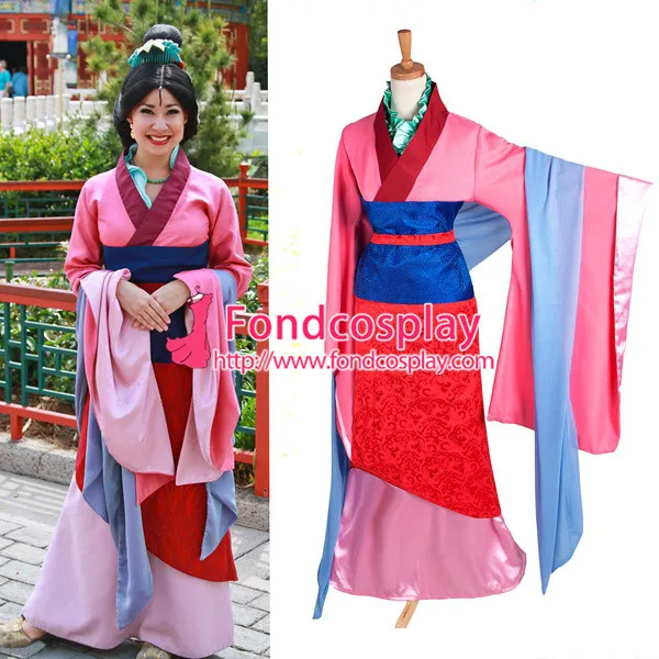 Park Mulan Dress Movie Costume Cosplay Tailor-Made[G1236]