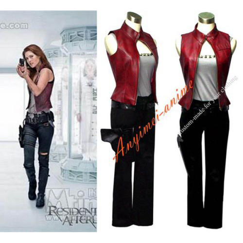 Women Resident Evil Afterlife Claire Jacket Coat Movie Costume Cosplay Tailor-Made[G539]