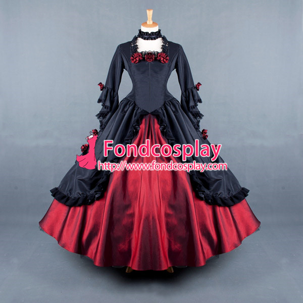 US$ 152.95 - Victorian Rococo Medieval Gown Ball Dress Gothic Tafetta ...