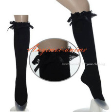 Gothic Lolita Punk Fashion Silk Stocking Cosplay Costume Custom-Made[CK1066]