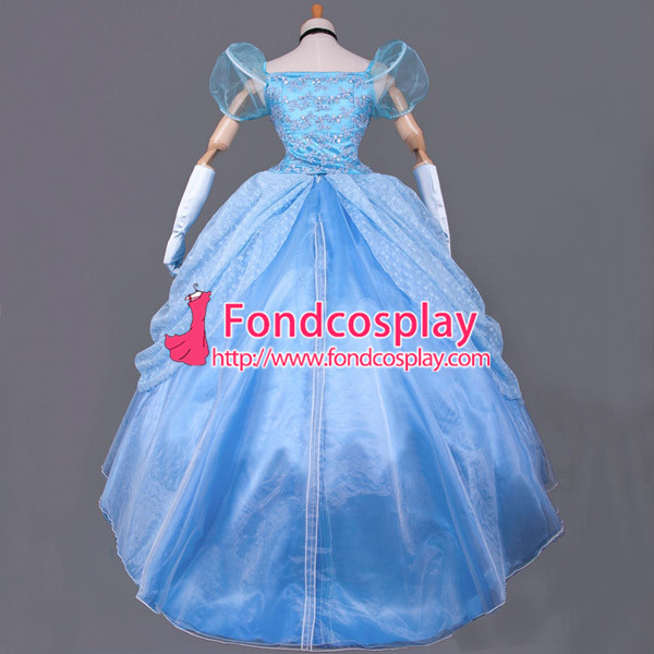 Princess Cinderella Dress Movie Cosplay Costume Custom-Made[G822]