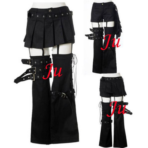 Gothic Tripp Punk Fashion Skirt Pants Trousers Cosplay Costume Custom-Made[CK886]
