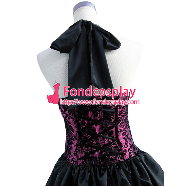 Gothic Lolita Punk Medieval Gown Ball Long Evening Dress Jacket Tailor-Made[CK1396]