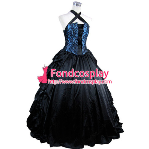 Gothic Lolita Punk Medieval Gown Ball Long Evening Dress Jacket Tailor-Made[CK1395]
