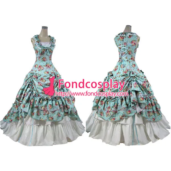 Gothic Lolita Punk Medieval Gown Figure Ball Long Dress Evening Dress Tailor-Made[CK1439]