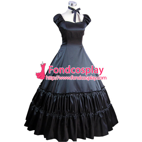 Gothic Lolita Punk Medieval Gown Ball Long Evening Dress Jacket Tailor-Made[CK1402]