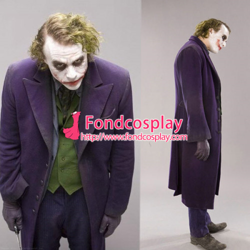 Halloween Batman Arkham Asylum Jacket Dress Game Women Clown Harley Quinn Outfit Cosplay Costume Custom-Made[G943]