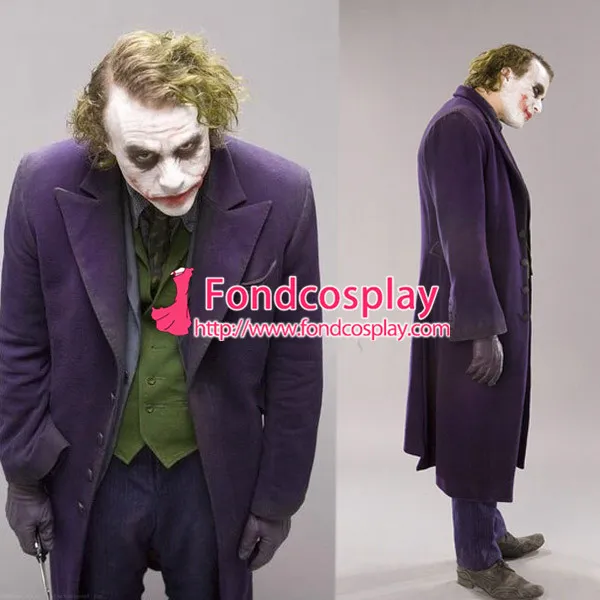 Halloween Batman Arkham Asylum Jacket Dress Game Women Clown Harley Quinn Outfit Cosplay Costume Custom-Made[G943]