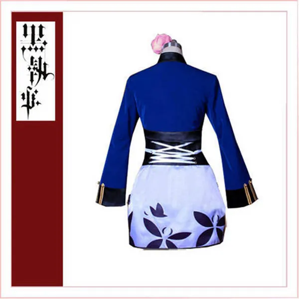 Black Butler Kuroshitsuji Lao Ran-Mao Coat Dress Cosplay Costume Tailor-Made[CK1357]