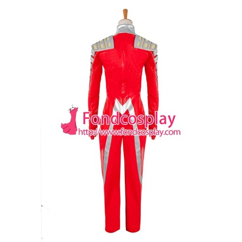 Uitraman Uitra Seven Outfit Faux Leather Cosplay Costume Tailor-Made[G1327]