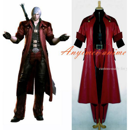 Devil May Cry Dmc Dante Suit Jacket Coat Game Cosplay Costume Custom-Made[G637]