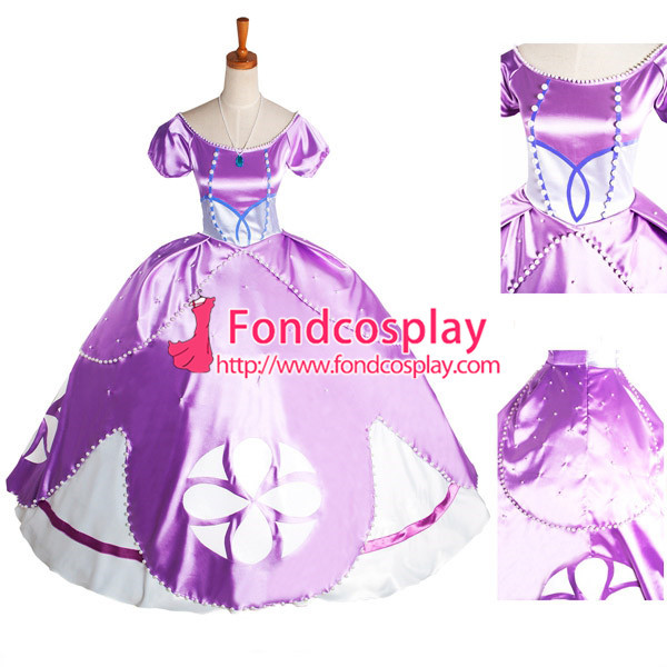 Junior-Sofia The First -Princess Dress Cosplay Costume Final Fantasy Vii- Cloud Strife Cosplay Costume Tailor-Made[G1023]