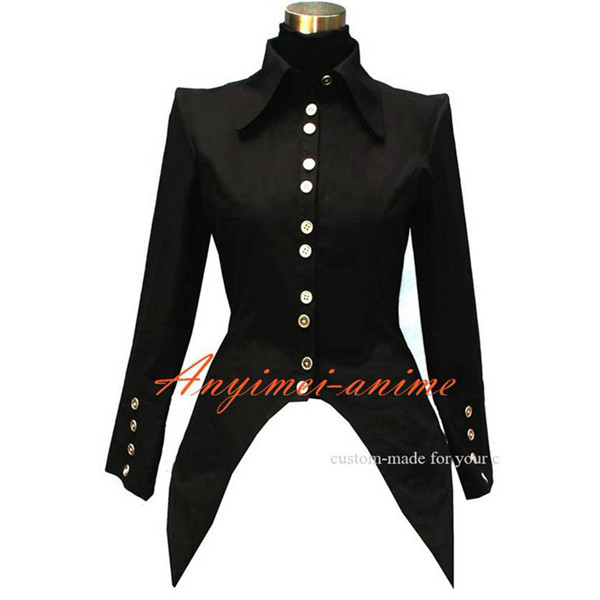 Gothic Lolita Punk Cotton Shirt Jacket Coat Cosplay Costume Tailor-Made[G453]