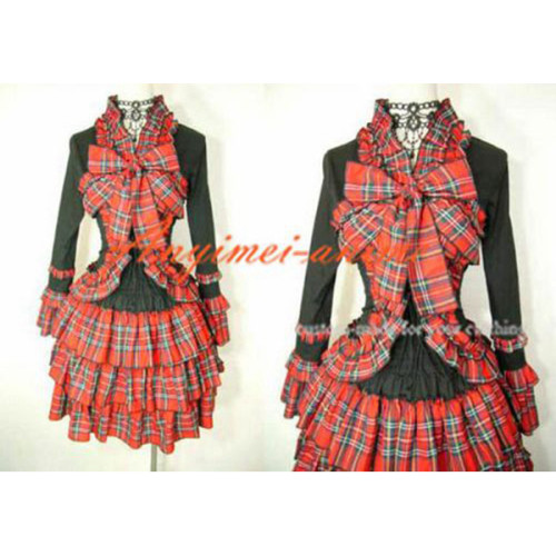 Gothic Lolita Punk Fashion Outfit Dress Cosplay Costume Tailor-Made[CK556]