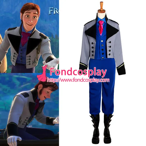 Hans Outfit Movie Costume Cosplay Tailor-Made[G1239]