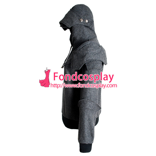 Assassins Creed Connor Coat Medieval Armor Hoodie Jacket Cosplay Costume Tailor-Made[CK1450]