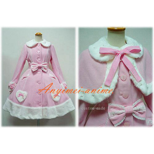 Gothic Lolita Punk Fashion Sweet Coat Dress Cosplay Costume Tailor-Made[CK1194]