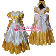 Lockable Pvc Maid Dress Maid Vinyl Uniform Tailor-Made[G1639]