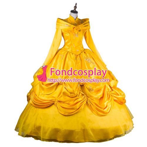 Belle Princess Dress Movie Costume Cosplay Tailor-Made[G2119]