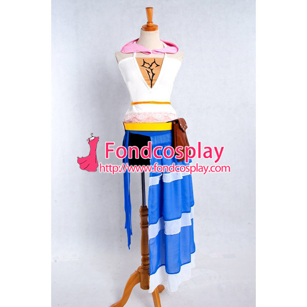 Final Fantasy Ffx-2 Yuna Outfit Game Cosplay Costume Tailor-Made[G043]