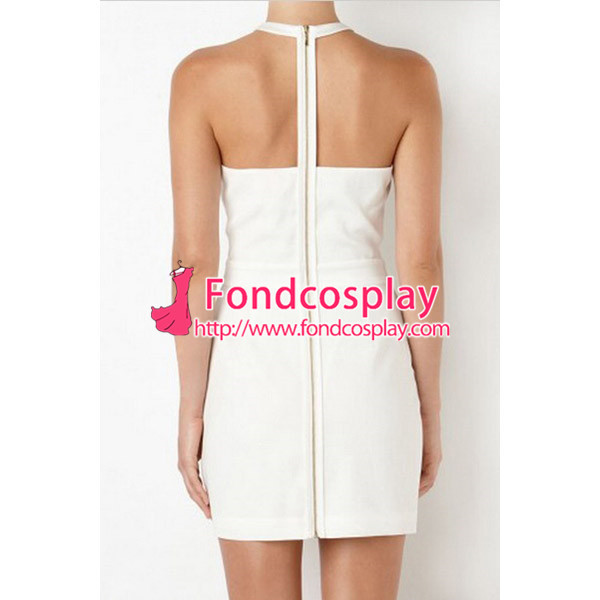 Sass Bide Style White Backless Dress Cosplay Costume Custom-Made[G939]