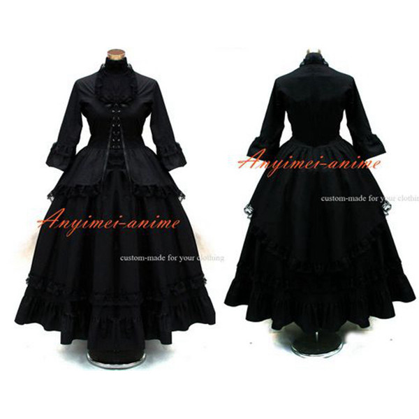 Gothic Lolita Punk Ball Medieval Gown Dress Cosplay Costume Tailor-Made[G456]