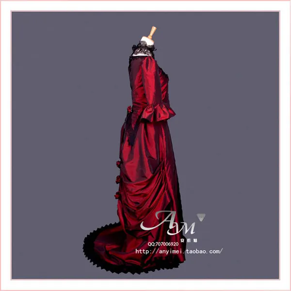 Victorian Rococo Medieval Gown Ball Dress Gothic Punk Cosplay Costume Tailor-Made[G512]
