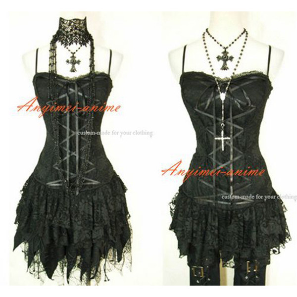 Gothic Lolita Punk Fashion Dress Cosplay Costume Tailor-Made[CK982]