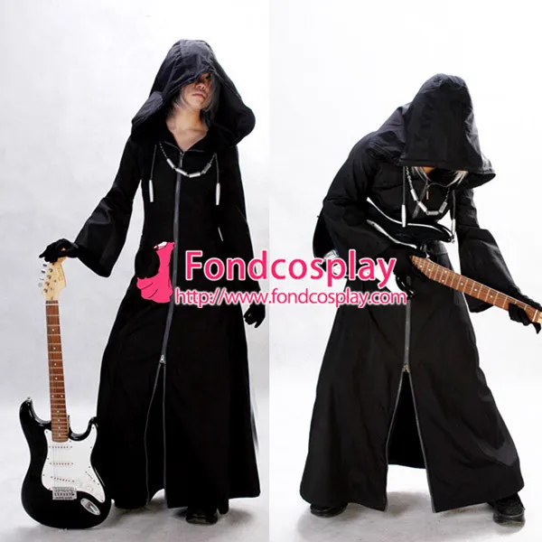 Kingdom Hearts Axel Jacket Organization Xiii Game Cosplay Costume Tailor-Made[G171]