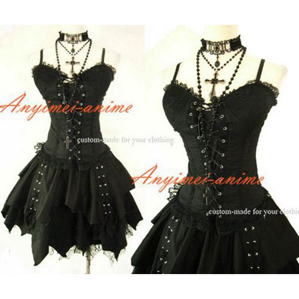 Gothic Lolita Punk Fashion Jacket Dress Cosplay Costume Tailor-Made[CK1023]