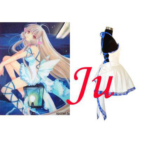 Chobits Chii Cotton Dress Cosplay Costume Tailor-Made[CK030]