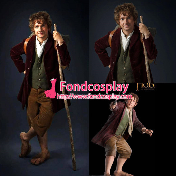 The Hobbit-Desolation Of Smaug-Bilbo Costume Cosplay Tailor-Made[G1288]