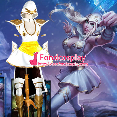 Lol League Of Legends-Freljord Ashe Outfit Game Costume Tailor-Made[G1073]