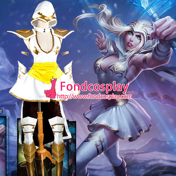 Lol League Of Legends-Freljord Ashe Outfit Game Costume Tailor-Made[G1073]