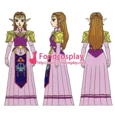 The Legend Of Zelda-Twilight Princess-Adult Zelda Dress Game Costume Tailor-Made[G1318]