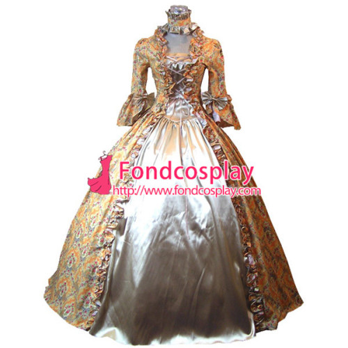 Gothic Lolita Punk Medieval Gown Figure Long Evening Dress Jacket Tailor-Made[CK1433]