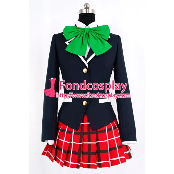 Demo Koi Ga Shitai! Kumin Tsuyuri Uniform Green Tie Cosplay Costume School Uniform Tailor-Made[G864]