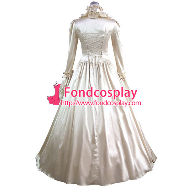 Gothic Lolita Punk Medieval Gown Champagne Ball Long Evening Dress Jacket Tailor-Made[CK1365]
