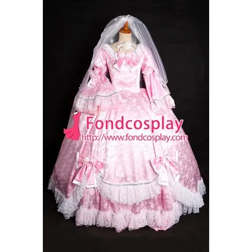 sissy maid Versailles Rose-Victorian Rococo Gown Ball Dress Gothic Costume Tailor-Made[G1642]