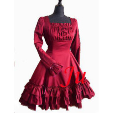 Gothic Lolita Punk Fashion Cotton Dress Outfit Cosplay Costume Tailor-Made[CK010]