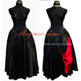 O Dress The Story Of O With Bra Black Satin Dress Cosplay Costume Tailor-Made[G530]